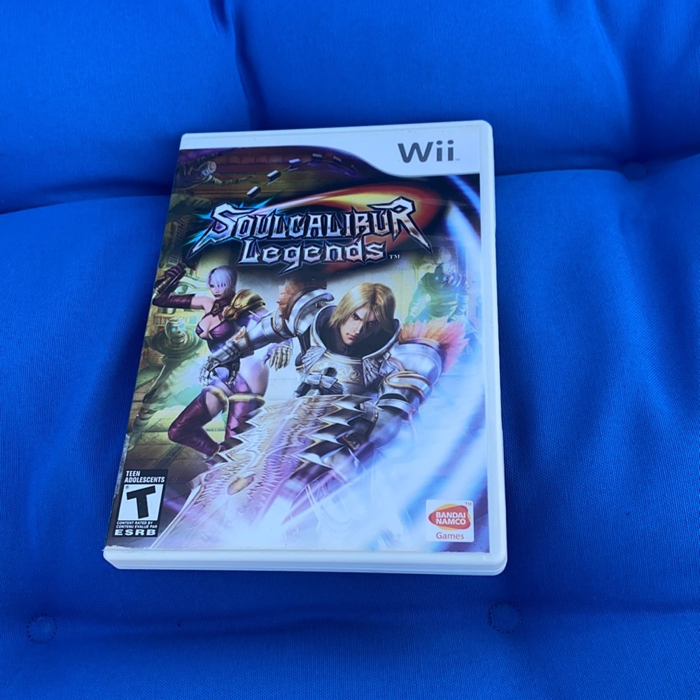 Wii Nintendo Soulcalibur Legends Rated Teen Made In The USA/1995 2007 Vintage